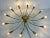 Brass 12-Arm Sputnik Chandelier Attributed to Arredoluce, 1950s For Sale - Image 12 of 13