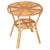 Mid-Century Italian Organic Round Coffee Table in Rattan and Wicker, 1960s For Sale - Image 14 of 14