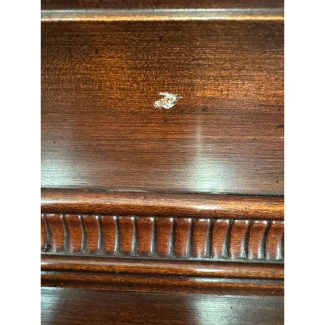 1980s 1980s Ethan Allen Cherry Lighted Wall Unit For Sale - Image 5 of 10