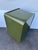 1950s Avocado Green Locking Metal Waterfall Rolltop File Cabinet Safe For Sale - Image 10 of 13