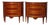 Early 20th Century Pair Italian Hepplewhite Style Satinwood & Rosewood Inlaid Demilune Consoles For Sale