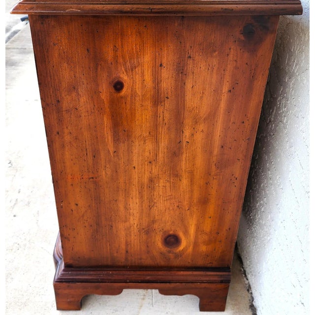 Wood 1990s Heritage Chippendale Dresser Chest Blockfront For Sale - Image 7 of 15