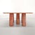 Mid-Century Modern Square Model Colonnato Table in Red Travertine Marble by Mario Bellini for Cassina, 1970s For Sale - Image 3 of 18