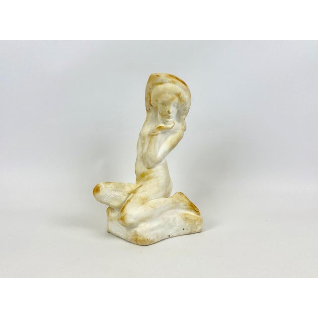 Jan Štursa, Melancholic Girl Sculpture, 1910, Plaster For Sale - Image 15 of 15
