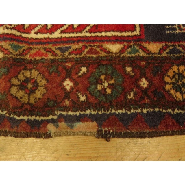 Vintage Turkish Rug in Reds and Blues, 1920s For Sale - Image 18 of 18