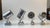A set of 4 matching small Italian Wall Lights in chrome-plated steel. All original with pin on/off switches and adjustable...
