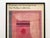 This Paul Klee rare vintage 1983 Modernist offset lithograph print custom framed large exhibition poster " Arab Song "...
