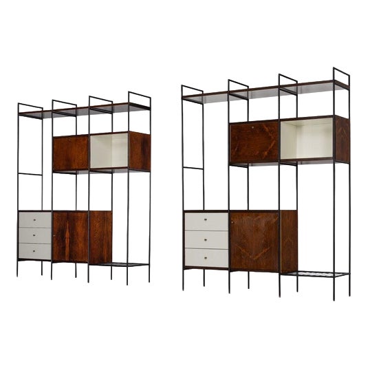 MF-710 Bookcases by Geraldo De Barros, 1955, Set of 2 For Sale