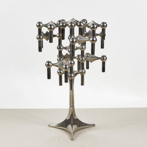 Silver Orion Modular Candelabra by Fritz Nagel for BMF For Sale - Image 8 of 18