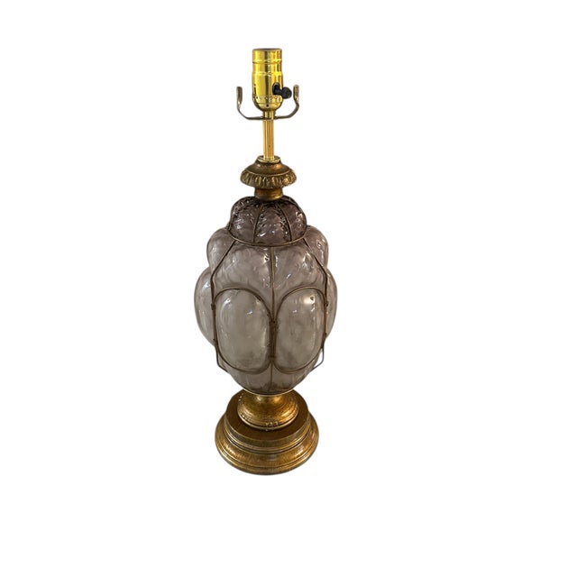Mid 20th Century Mid 20th Century Style After Seguso Murano Table Lamps For Sale - Image 5 of 8