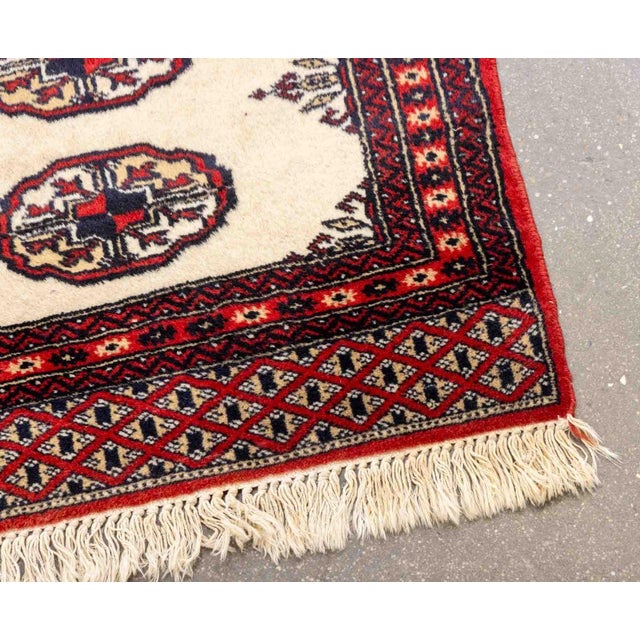 Persian Turkmen Bokhara Prayer Rug, 3' 5" X 2' 1" For Sale In New York - Image 6 of 7