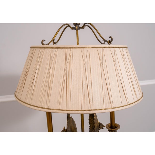 Traditional 1990s Maitland Smith French Empire French Bouillotte Lamp For Sale - Image 3 of 18