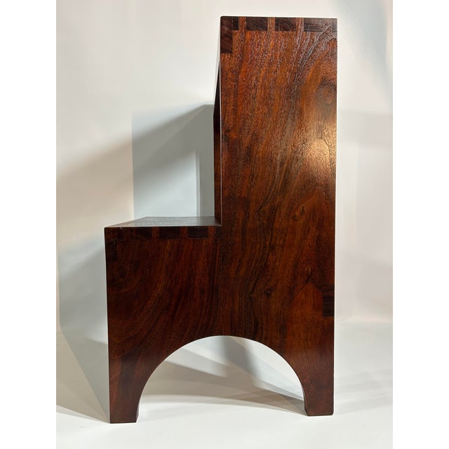 2010s DRW Shaker Style Black Walnut Step Stool - 1 Piece For Sale In San Francisco - Image 6 of 12