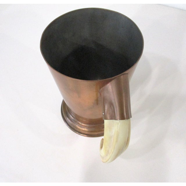 Mid 20th Century Mid Century Beer or Drink Mug With Horn Handle by PHV&Co. England For Sale - Image 5 of 11