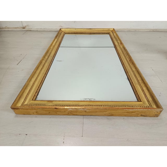 Antique Gilt Wall Mirror For Sale - Image 4 of 18