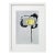 Organic Modern Minimalist Flower Study | Botanical Painting | Herbarium Wall Art | Framed For Sale
