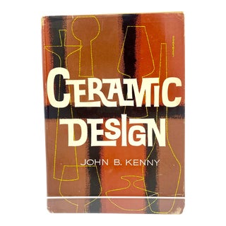 Mid Century Modern Book - Ceramic Design by John B. Kenny 1964 For Sale