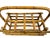 Wood Mid Century Burnt Tortoise Bamboo Wine Rack For Sale - Image 7 of 9