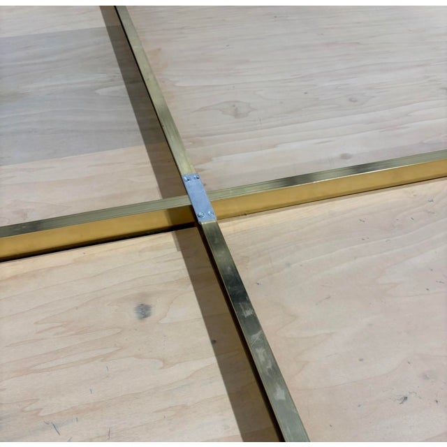 Postmod Henredon Scene Two Burl Mirrored Canopy King Bedframe For Sale - Image 14 of 17