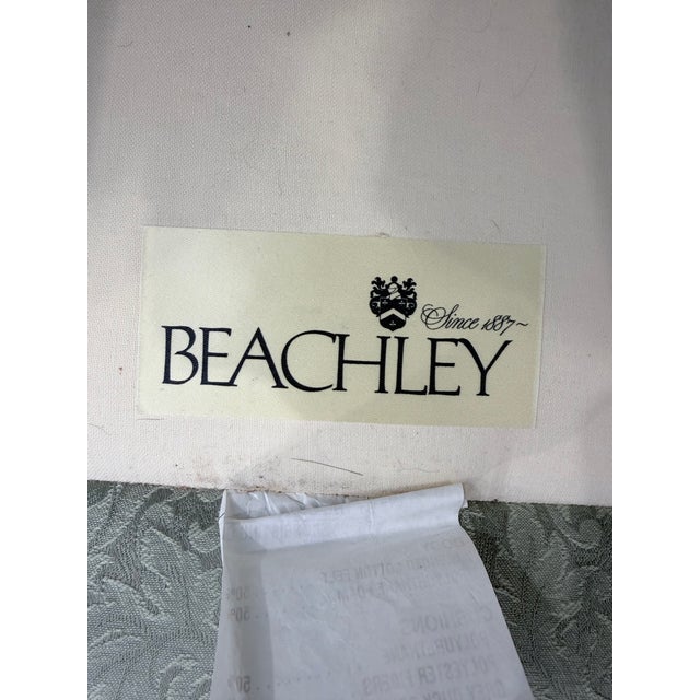 Beachley Tufted Barrel-Back Swivel Chairs With Matching Ottoman For Sale - Image 12 of 12