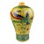 Striking Yellow-Ground Chinese Porcelain Meiping Vase With Raised Dragon Motif For Sale