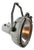 Vintage Industrial Dutch Clear Glass Spotlight from Industria Rotterdam For Sale