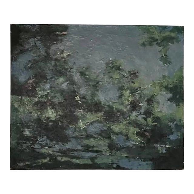 1950s Harry Crowley "Tree Top - Rome" Painting For Sale