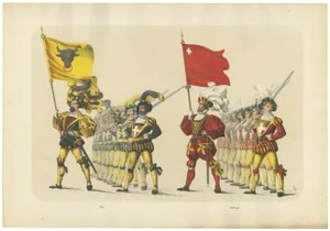 A Celebration of Swiss Heritage and Strength, 1855, Paper