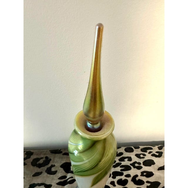 Vintage Art Glass Perfume Bottles - Set of 2 For Sale - Image 9 of 10