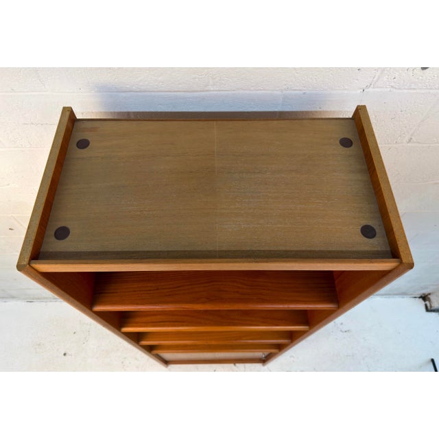 Mid-Century Modern Danish Teak Bookcase For Sale - Image 9 of 10