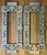 Antique 19th Century Aesthetic Movement Brass Architectural Grills or Picture Frames for Mirrors Dated 1883 - A Pair For Sale - Image 11 of 14