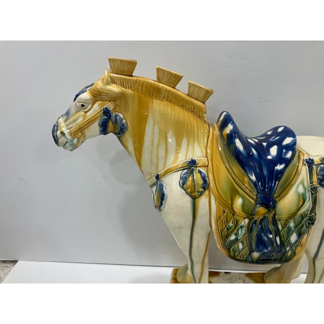 1990s Tang Style Ceramic Horse For Sale In Boston - Image 6 of 7