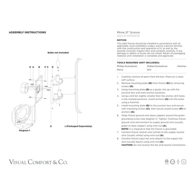 Modern AERIN for Visual Comfort Signature Rhine 21" Sconce in Polished Nickel with Crystal For Sale - Image 3 of 12