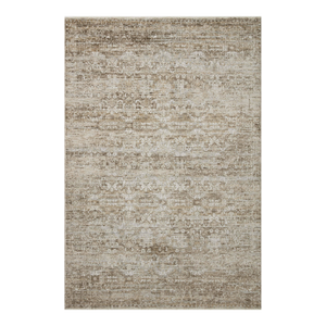 Amber Lewis x Loloi Honora Bark/ Dove 18" x 18" Sample Rug