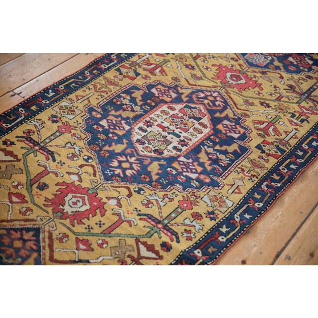 Old New House Antique Karabagh Rug Runner - 3' x 12'11" For Sale - Image 4 of 11