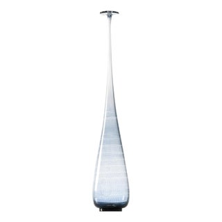 Scandinavian Modern Vase in Glass by Nils Landberg, 1964 For Sale