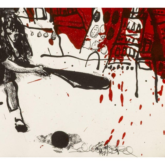 Contemporary Elfi Schuselka Abstract Composition Screenprint, 3 For Sale - Image 3 of 15