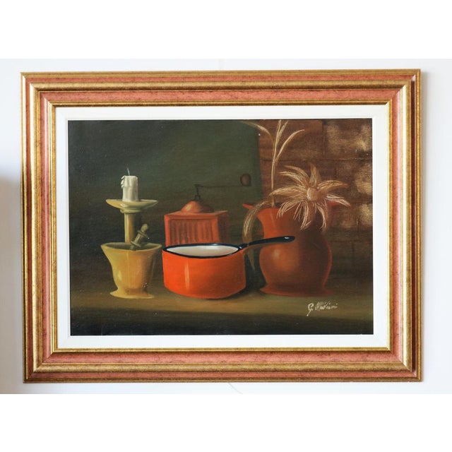 Giuliano Ottaviani, Still Life, 1980s, Oil on Canvas, Framed For Sale - Image 16 of 16