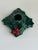 1970s Lefton (Japan) Green Holly Candle Holders with red berries. It's never too early to think about Christmas. COMBINED...