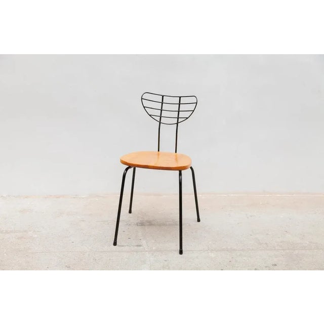 Radar Chairs by Willy Van Der Meeren for Tubax, Belgium, Set of 6 For Sale - Image 4 of 15