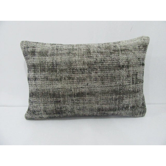 Gray Decorative Pillow Cover For Sale - Image 4 of 4
