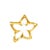 Late 20th Century Late 20th Century Tiffany & Co. 18k Yellow Gold Flower Star Brooch For Sale - Image 5 of 5