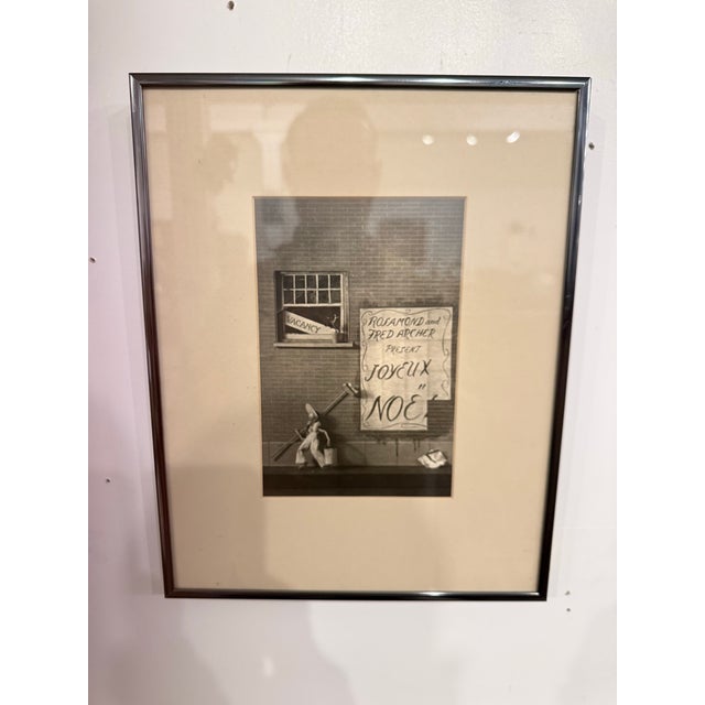 Mid 20th Century Rosalind and Fred Archer Joy Noel Photograph Framed For Sale - Image 5 of 6