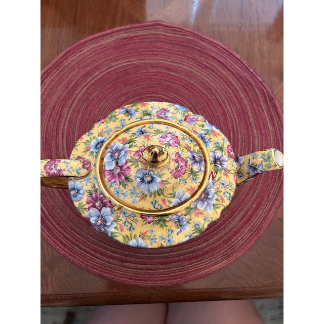 Mid-Century Modern 1950s Mid-Century Modern Sadler "Sophie Chintz" Tea Set - Set of 3 For Sale - Image 3 of 8