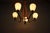 Mid-Century Wooden Chandelier with Glass Shades, Czechoslovakia, 1970s For Sale - Image 11 of 14