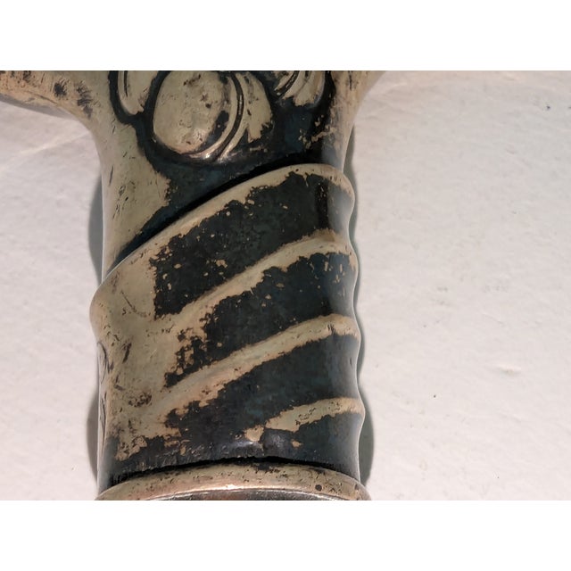 Art Nouveau Walking Stick in 800 Silver, 1890s For Sale - Image 5 of 8