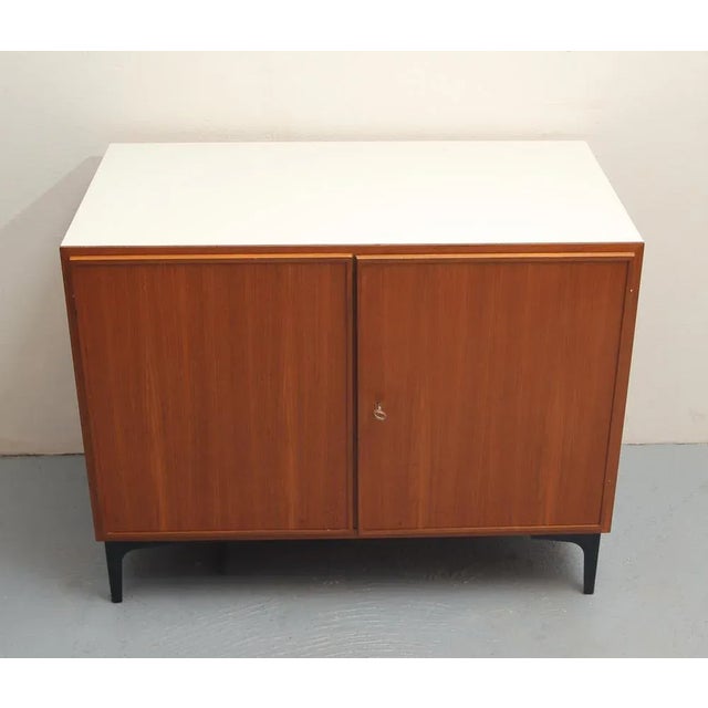 Metal Small Sideboard in Teak & Resopal by Ernst Martin Dettinger, 1965 For Sale - Image 7 of 11