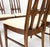 Set of 6 Mid-Century Modern New Linen Upholstery Walnut Dining Chairs Mint! For Sale - Image 9 of 14
