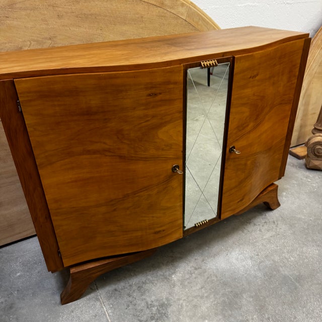 Art Deco Sideboard with Mirror, 1960s For Sale - Image 3 of 18