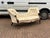 Victorian Sofa with Buttoned Back, Cabriole Legs & Brass Castors For Sale - Image 3 of 18